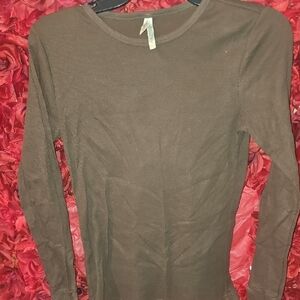 Color Story Kids Brown Long Sleeve Thermal Top Size Large